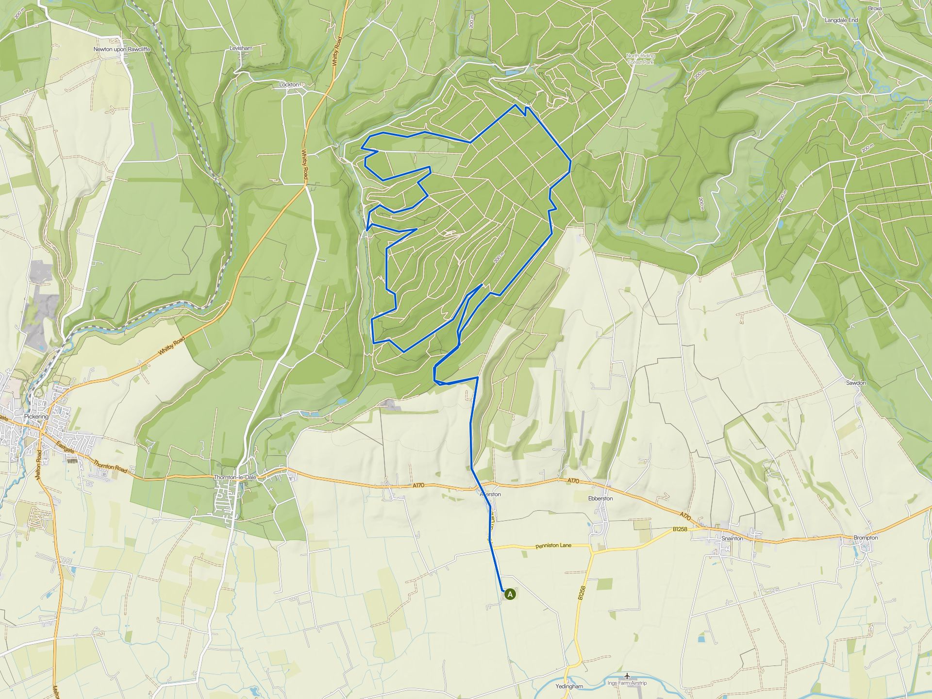 The best MTB trails around Ebberston And Yedingham | Komoot